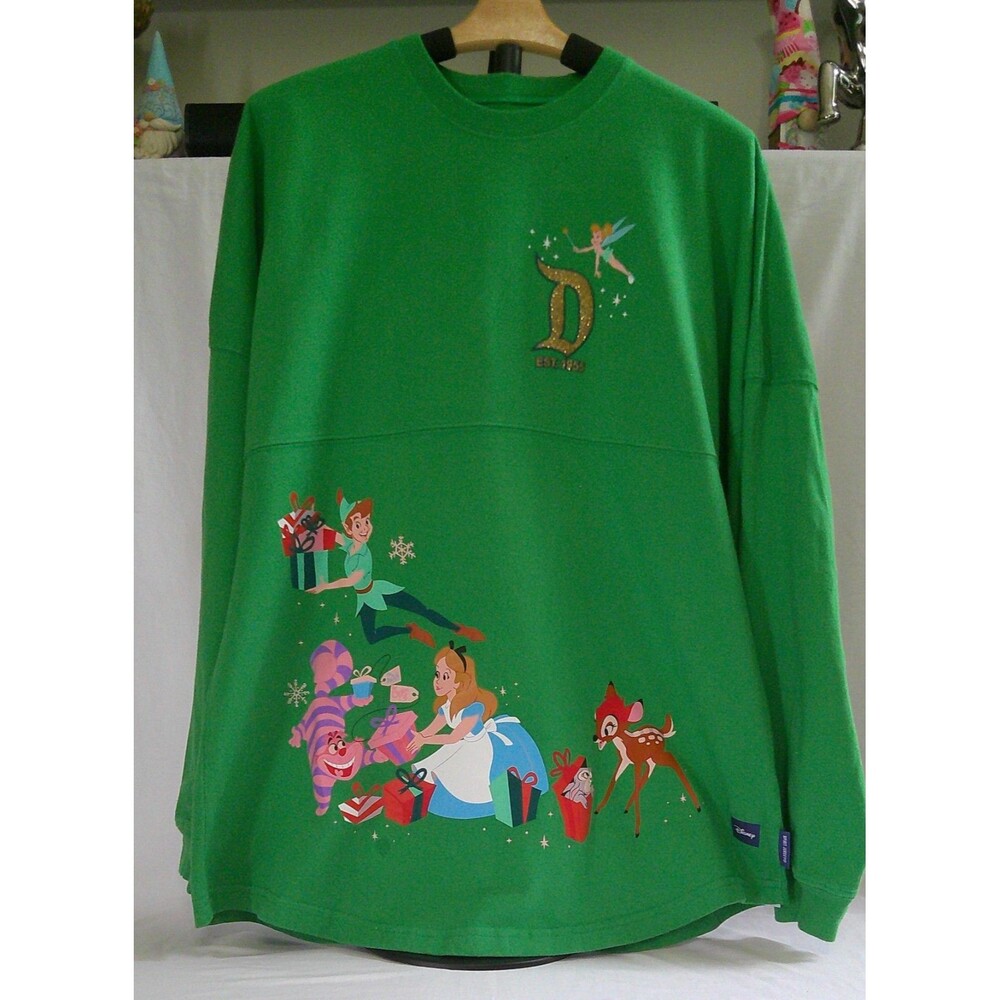 Christmas Holiday Spirit Jersey — Disneyland for Adults Size L
